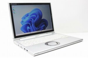 1円スタート ノートパソコン Windows11 2in1PC 第7世代 Core i5 Panasonic レッツノート CF-XZ6 Windows10 SSD256GB メモリ8GB タッチ