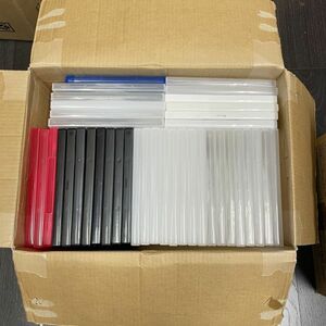 1円スタート 空 DVD & ブルーレイ トールケース 39枚セット 透明23, 黒8, 赤3, 白4, ブルーレイ1 DVD blu-ray ケース