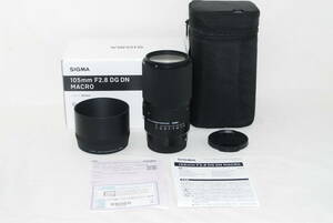 ★新品級★SIGMA シグマ Art 105mm F2.8 DG DN MACRO ライカLマウント メーカー保証残♪