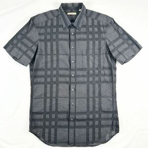 B2 BURBERRY BRIT バーバリーブリット　半袖シャツチェック柄　廃盤　希少size S メンズ　男性用