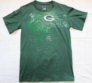 未使用 汚れあり NFL グリーンベイ・パッカーズ Tシャツ S 緑　送料無料 /Green Bay Packers