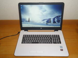 HP Notebook 17-x115tx Core i7 7500U 2.7GHz M4G SSD128G RADEON R７ M４４０