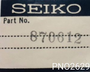 (★2)セイコー純正パーツ SEIKO 870612 曜車 曜板【郵便送料無料】 PNO2629