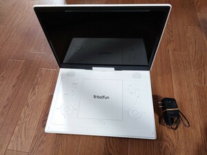 キレイなジャンク品◆boifun BFN-071 ポータブルDVDプレイヤー 14.1型