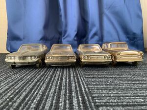 トヨタマークII シガレットケース1台&トヨタコロナシガレットケース3台の計4台セット