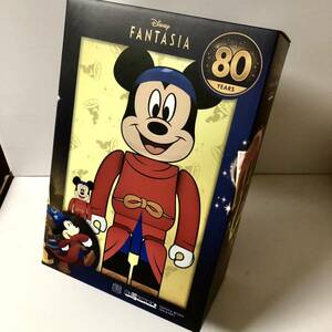 激レア ベアブリック ミッキーマウス ファンタジア 100%&400% (BE@RBRICK ミッキー Disney mickey FANTASIA)