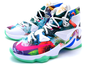 【NIKE ID】 LEBRON XIII 25K QS ナイキ iD レブロン 13 【25000 ポイント】 レブロン ジェームス LEBRON JAMES 白 27