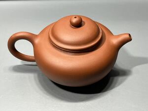中国 宜興謹製　朱泥 急須 煎茶道具 