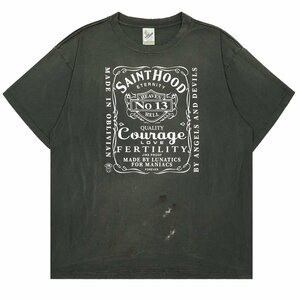 SAINT MICHAEL セントマイケル Tシャツ トップス メンズ レディース ストリート ブラック L