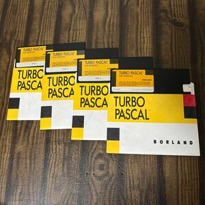 FD TURBO PASCAL FOR WINDOWS BORLAND 5インチFD×4枚