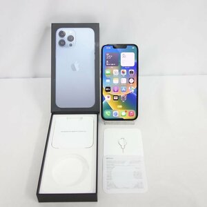 美品 *60日保証* SIMフリー iPhone 13 Pro 5126GB シエラブルー バッテリー89% インボイス対応可 送料無料 【専0426-658-0501本】兼T