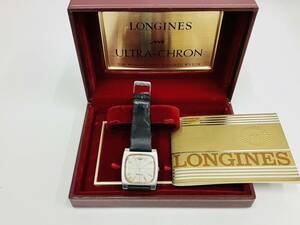 LONGINES ロンジン　Flagship　フラッグシップ　スクエア　手巻き　腕時計　稼働