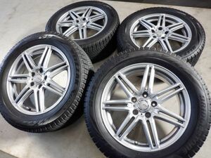 S 送料無料 バリ山 17 5H114.3 7J+48 ブリヂストン ブリザック VRX 2 225/55R17 アテンザ エクストレイル アルファード セルシオ フーガ