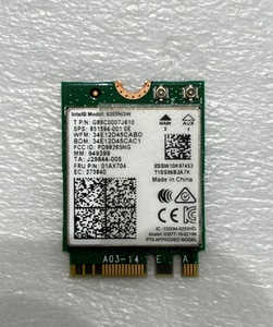 Intel Dual Band Wireless-AC 8265 8265NGW 無線LAN Wi-Fi5 Bluetooth 4.2 在庫複数　送料無料