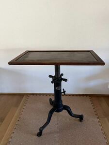 00s 10s 20s アンティーク ADJUSTABLE TABLE CO サイド テーブル(TOLEDO タイプライター デスク ジャパンカラー トレド ビンテージ 30s 40s