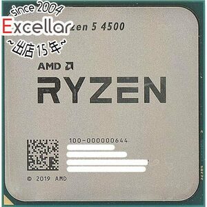 【中古】AMD Ryzen 5 4500 100-100000644 3.6GHz Socket AM4 [管理:1050023237]