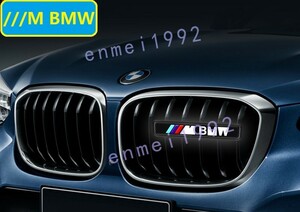 BMW///M◎フロントグリル バッジ led ランプ 1個 エンブレム DIY バンパーグリルカバー 飾り防水防塵 車アクセサリー 12V