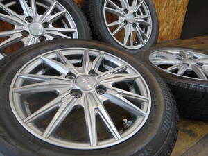 14インチ 　VELVA 4.5j 45 100/4H 155/65R14 VRX 4本セット　軽カー　に