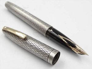 18062A SHEAFFER シェーファー 万年筆 SV925 STERLING SILVER シルバー ペン先14K 585 吸入式