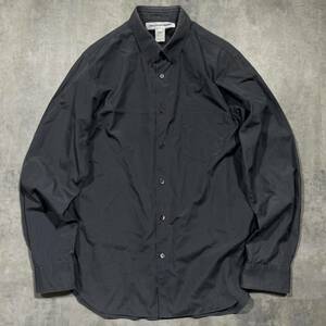 希少 COMME des GARCONS SHIRT コムデギャルソン シャツ ■川久保怜 ■角襟 シェルボタン ■ボタンダウン 長袖 シャツ ヴィンテージ