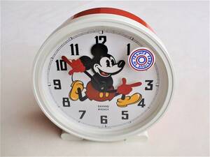 １９７７年製　BAYARD MICKEY MOUSE 　置時計（目覚まし時計） 未使用品（デッドストック） 