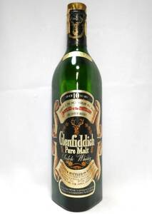 【全国送料無料】特級 Glenfiddich over 10years old Pure Malt Scotch Whisky　43度　760ml【グレンフィディック 10年】