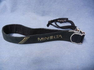 MINOLTA ミノルタ 一眼レフカメラ　ストラップ　肩掛けバンド　長さ100cm・幅3.7cmほど