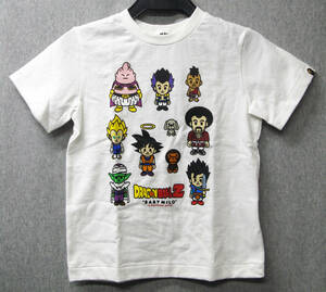 キッズサイズ 送料無料 BAPE KIDS × DRAGON BALL Z TEE 120 BRAND NEW BAPY BY A BATHING APE ドラゴンボール エイプ Tシャツ 子供用 120