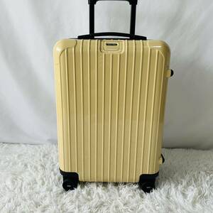 美品　リモワ RIMOWA サルサ 32L 機内持込可　ユナイテッドアローズ別注　ミルクティー　ベージュ　4輪　スーツケース キャリーケース TSA