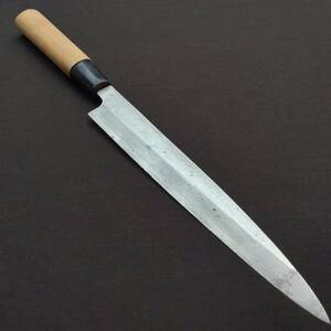 柳刃包丁 刺身包丁 和包丁 刃長約200㎜ 峰厚約2.5㎜ 片刃 庖丁 刃物 日本製 Japanese Sashimi Knife　【4331】