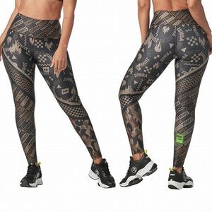 【正規品・新品】Sサイズ★ZUMBA・ズンバ★Printed High Waisted Ankle Leggings　ES