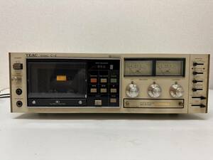 H305-T9-1985 TEAC ティアック ステレオカセットデッキ MODEL C-2 オーディオ機器 通電確認済