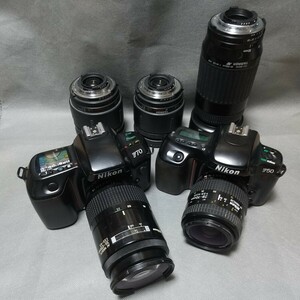 ニコン F50 F70 AF NIKKOR レンズ TAMRON レンズ Nikon フィルムカメラ [ジャンク現状品]