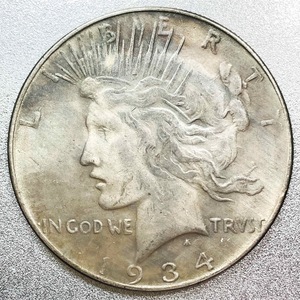 ピースダラー 1ドル銀貨 1934年　レプリカコイン　#LP