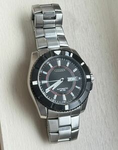 CITIZEN 腕時計 AUTOMATIC 自動巻き 裏スケルトン　中古稼働品　