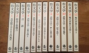 【本】岩波講座 文学 全12巻セット / 野間宏 大江健三郎 大岡昇平 埴谷雄高 木下順二 杉本秀太郎 1975年12月第1刷