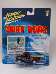 JOHNNY LIGHTNING SURF RODS 1/64 Wave Rockers - 1955 CHEVY CAMEO PICK-UP 