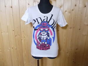 a10◆Koshi Inaba LIVE 2014 en-ball 半袖Tシャツ◆サイズXS ホワイト色 稲葉浩志 ライブTシャツ ソロライブ ゆうパケット送料360円 5D