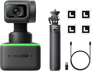 【新品送料無料】Insta360 Link三脚キット Webカメラ 4K PTZウェブカメラ 1/2インチセンサー AI追跡 3軸