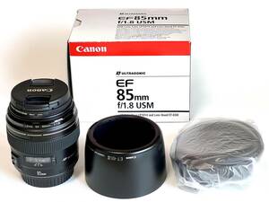 Canon キャノン EF85mm F1.8 USM オマケ有 【未使用 極美品】