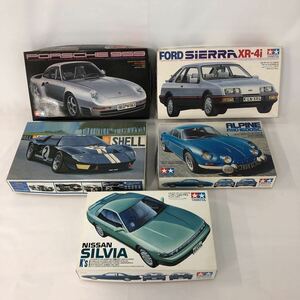 [未組立5点セット] ポルシェ959 フォード・シエラXR-4i FORD GT40 MarkII アルピーヌA110 1600SC ニッサン・シルビアK