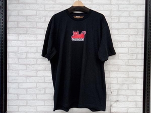 Supreme × TOY MACHINE シュプリーム トイマシーン 半袖Tシャツ プリントT ブラック レッド メンズ XL