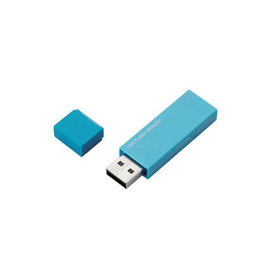 【5個セット】エレコム USBメモリー/USB2.0対応/セキュリティ機能対応/32GB/ブルー MF-MSU2B32GBUX5
