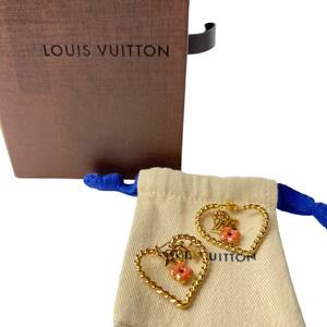 未使用 ルイヴィトン LOUIS VUITTON ハート ピアス