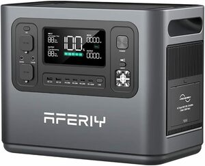 新品　AFERIY ポータブル電源 2400 大容量 ポータブルバッテリー 1.5時間満充電 2048Wh/640000mAh リン酸鉄リチウム UPS機能 AC 2400W