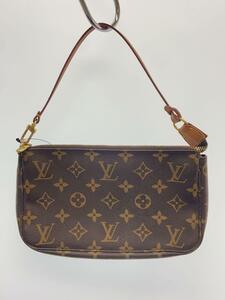 LOUIS VUITTON◆2)ポシェット・アクセソワール_モノグラム・キャンバス_BRW/PVC/BRW