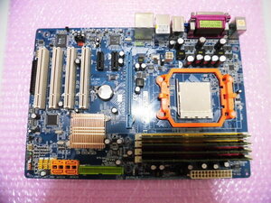 GIGABYTE GA-M61P-S3 (NVIDIA GeForce 6100) SocketAM2 ATX ★DDR2-800 4GBメモリ (M378T5263AZ3-CF7) 4枚組（合計16GB）付属★