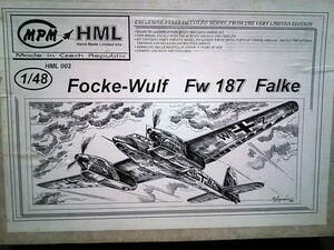 MPM HML 1/48 フォッケウルフ Fw-187 ファルケ ガレージキット