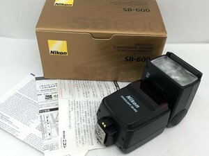 Nikon SB-600 スピードライト ストロボ カメラアクセサリー 付属品 箱付き ジャンク 中古【UW050205】