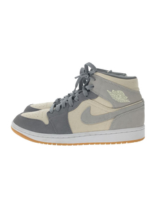 NIKE◆AIR JORDAN 1 MID SE_エアジョーダン 1 ミッド SE/26.5cm/GRY